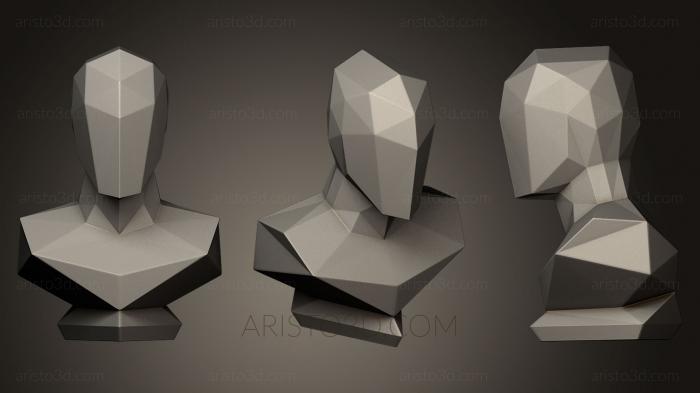 Busts of heroes and monsters (BUSTH_0436) 3D model for CNC machine